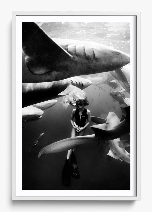 Among Them in a White frame
