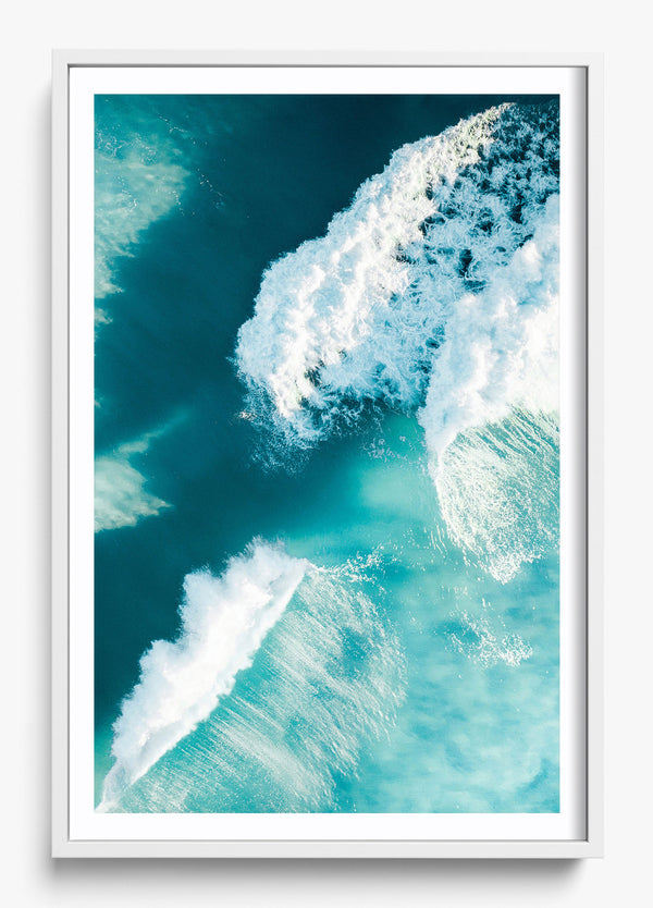Australian Currents in a White frame