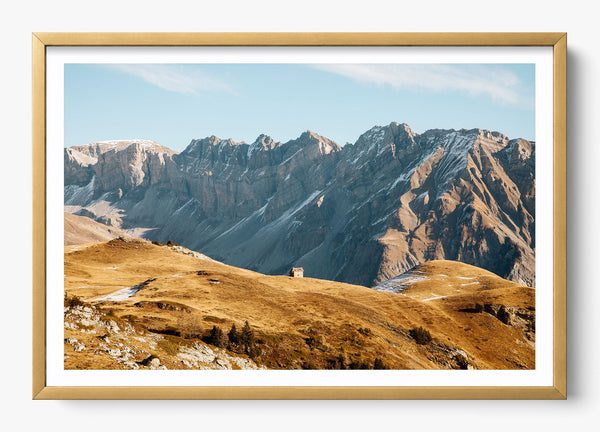 Alpine Meadows in a Gold frame