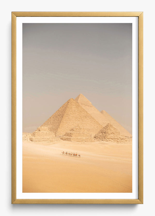 Ancient Wonders in a Gold frame