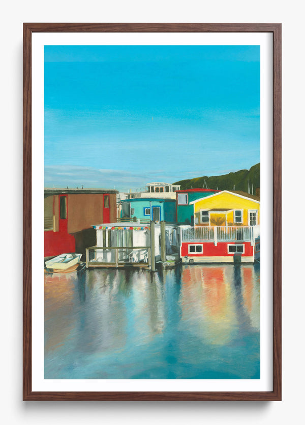 Boat Over in a Heritage Walnut frame