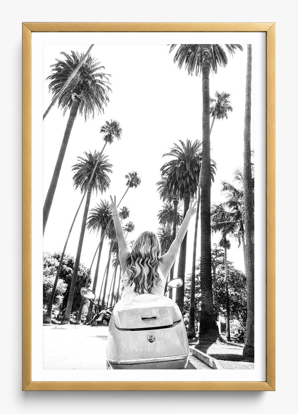Cali Cruise in a Gold frame