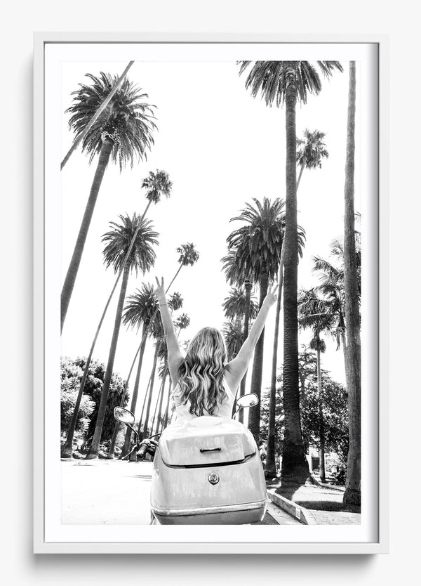 Cali Cruise in a White frame