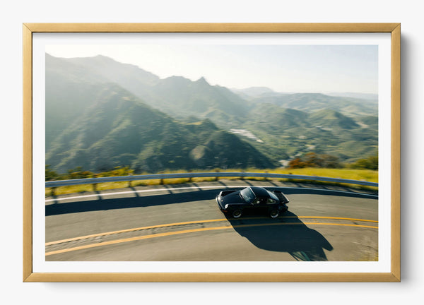 Canyon Cruise in a Gold frame