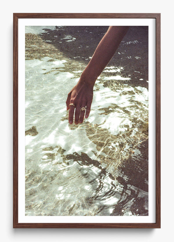 Catching Sea Stars in a Heritage Walnut frame