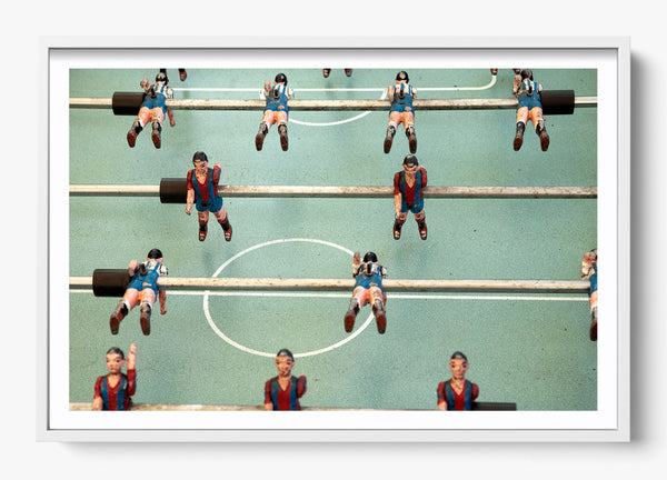 The Big Game in a White frame