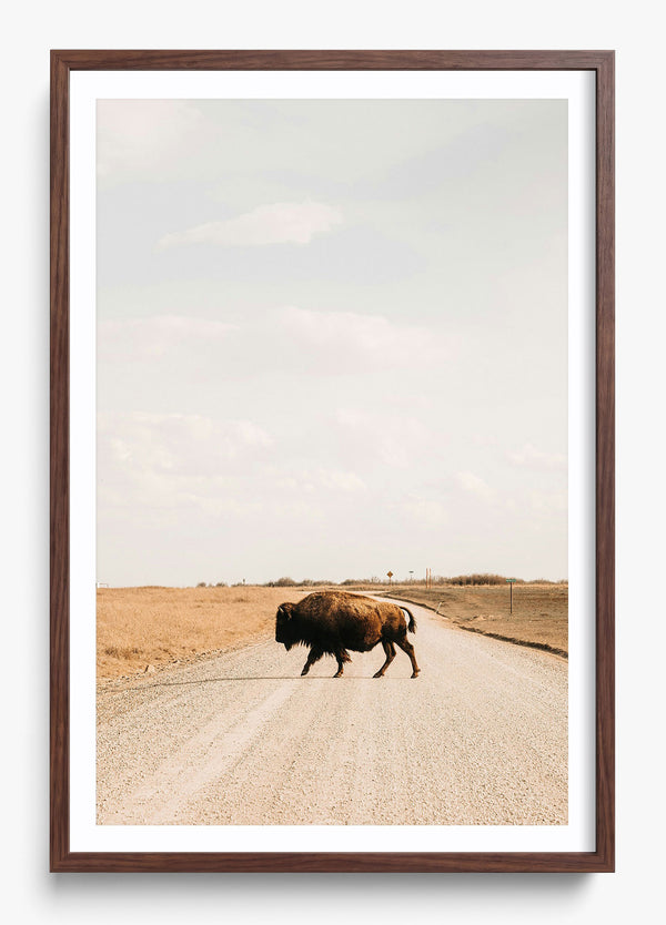 Heritage Crossing in a Heritage Walnut frame