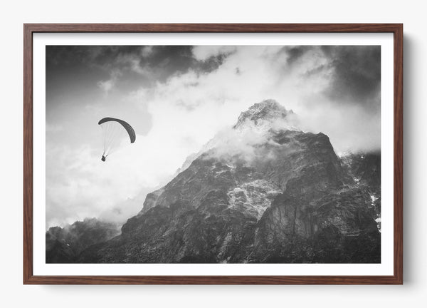 Higher Peaks in a Heritage Walnut frame
