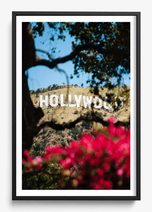 The Hollywood Dream in a Black frame