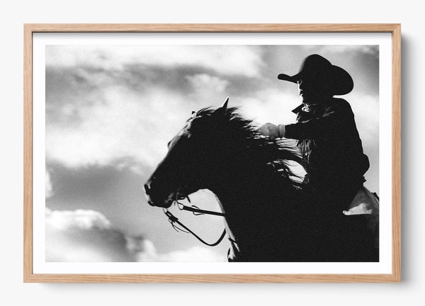 Western Soul in a Hickory frame