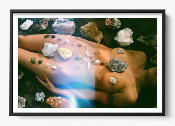 Lay Me Down in a Black frame