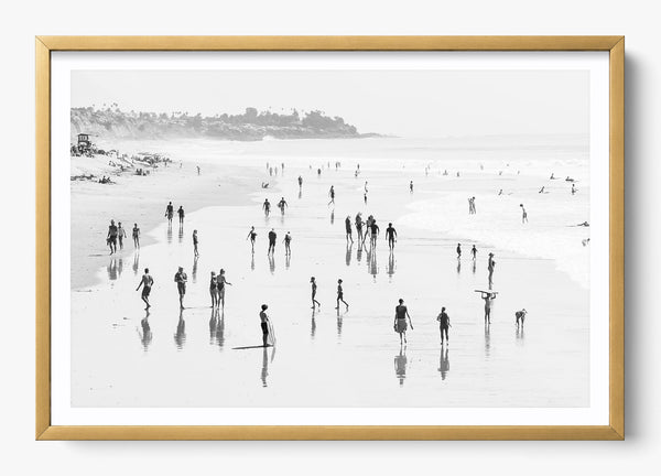 Low Tide in a Gold frame