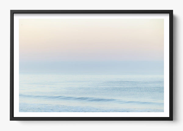 California Morning Haze in a Black frame