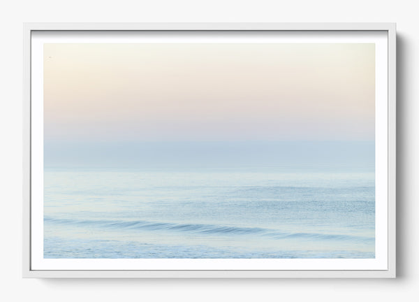 California Morning Haze in a White frame