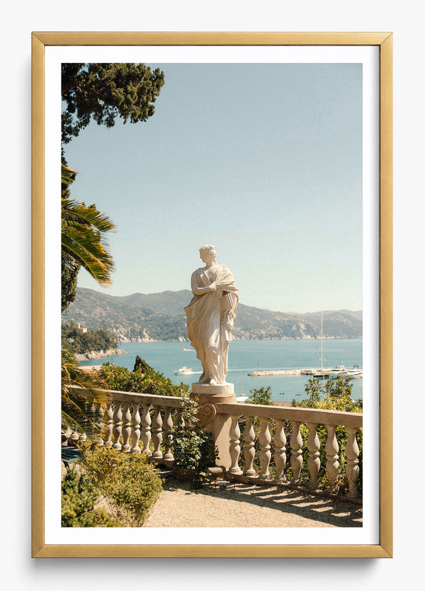 Mediterranean Reverie in a Gold frame