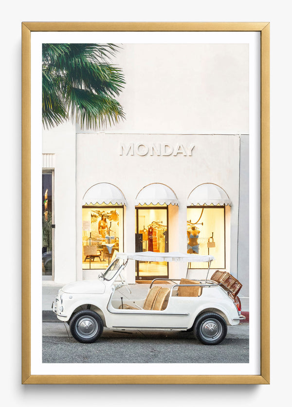 Monday in a Gold frame
