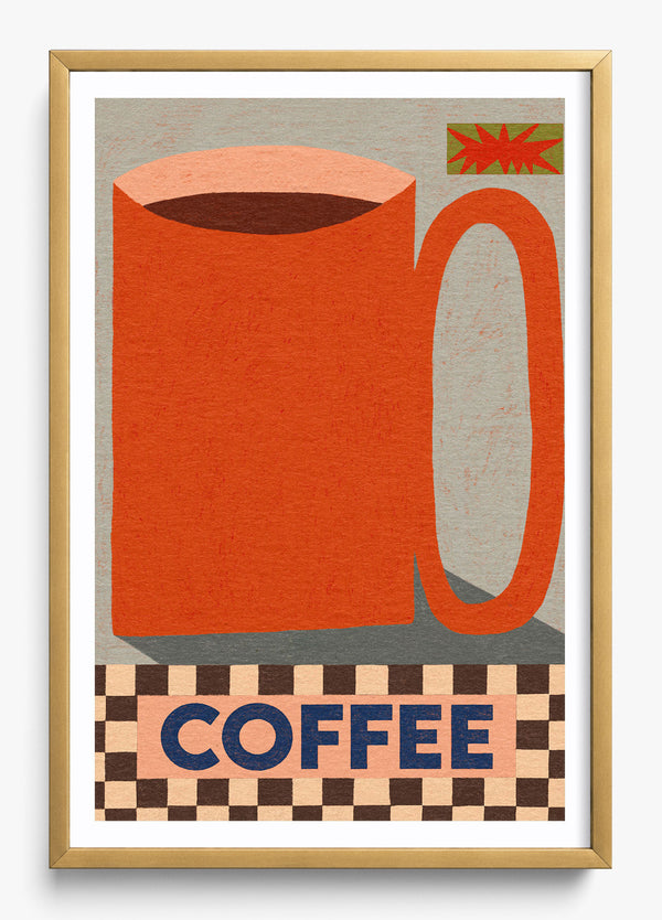 Morning Ritual in a Gold frame