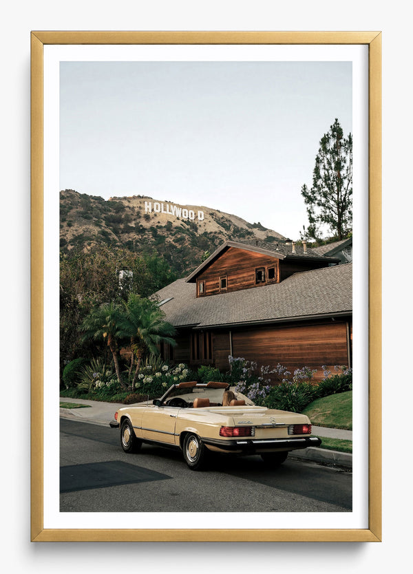 Once Upon A Hollywood in a Gold frame