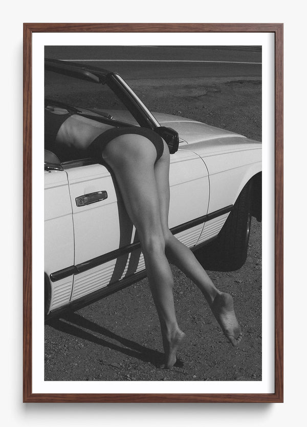 One Last Kiss in a Heritage Walnut frame