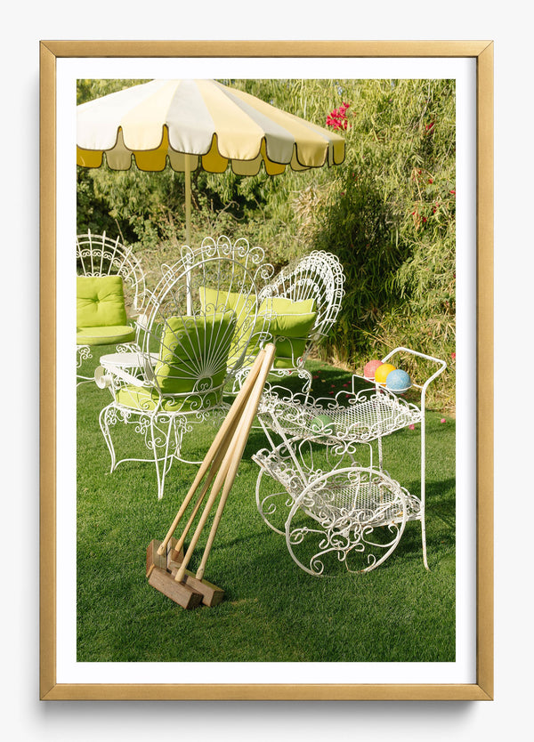 Play Nice in a Gold frame