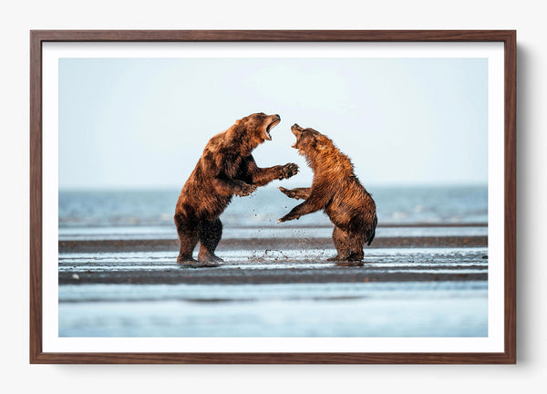 Rivalry in a Heritage Walnut frame