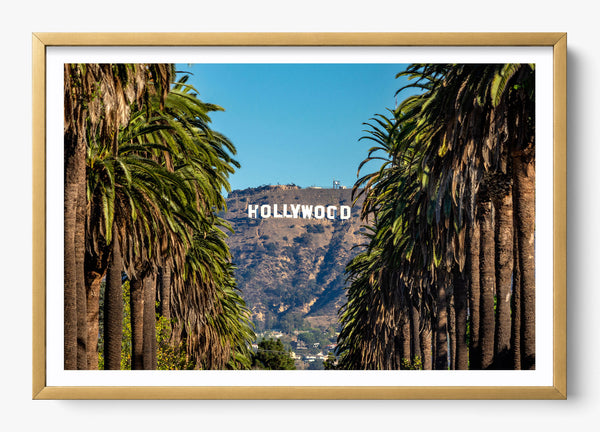 Road To Hollywood in a Gold frame