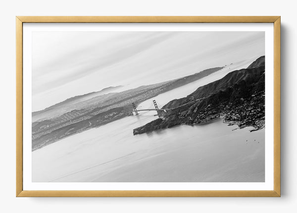 San Francisco Bay in a Gold frame