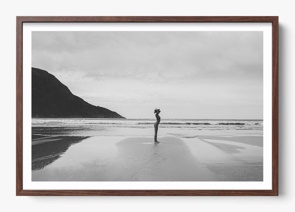 Savouring Solitude in a Heritage Walnut frame