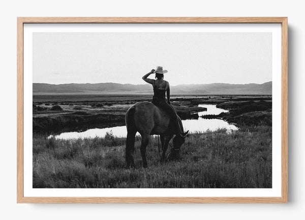 She Can Ride in a Hickory frame