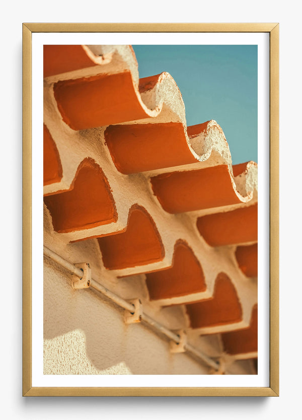 Spanish Curves in a Gold frame