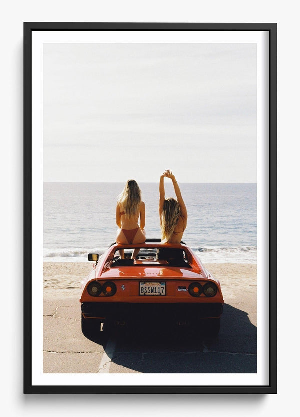 Top Of The World in a Black frame