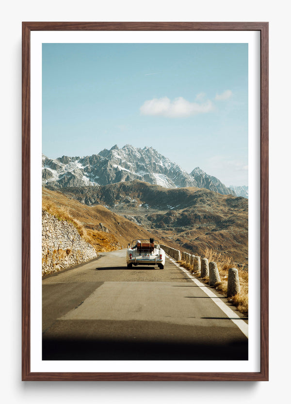 Take Me With in a Heritage Walnut frame