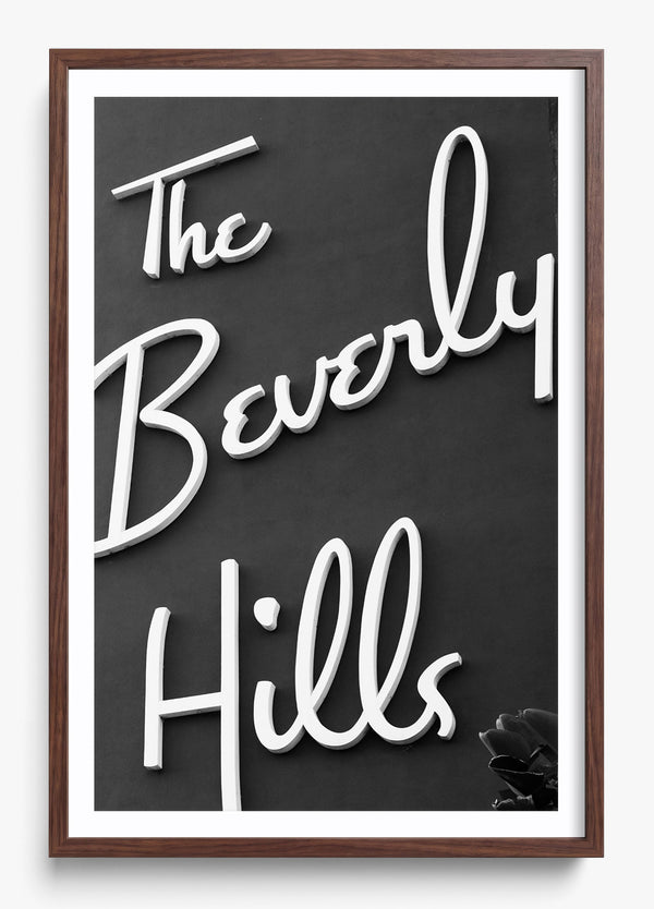 The Beverly Hills in a Heritage Walnut frame