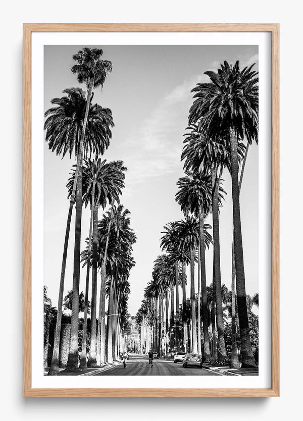 The Boulevard in a Hickory frame