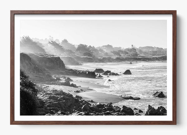 The Cambria Shores in a Heritage Walnut frame