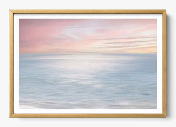 The Malibu Sun in a Gold frame