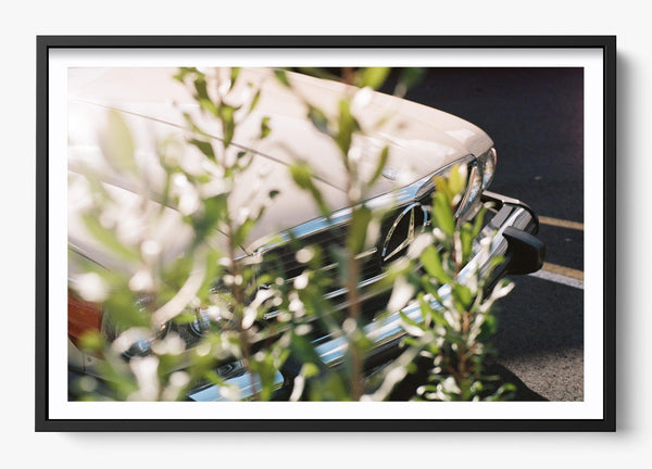 The Benz in a Black frame