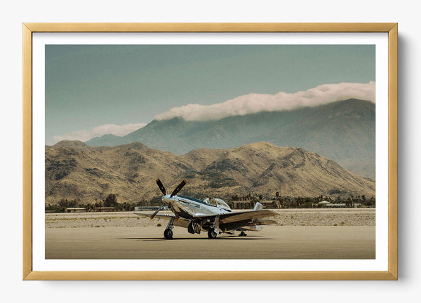 To The Skies in a Gold frame