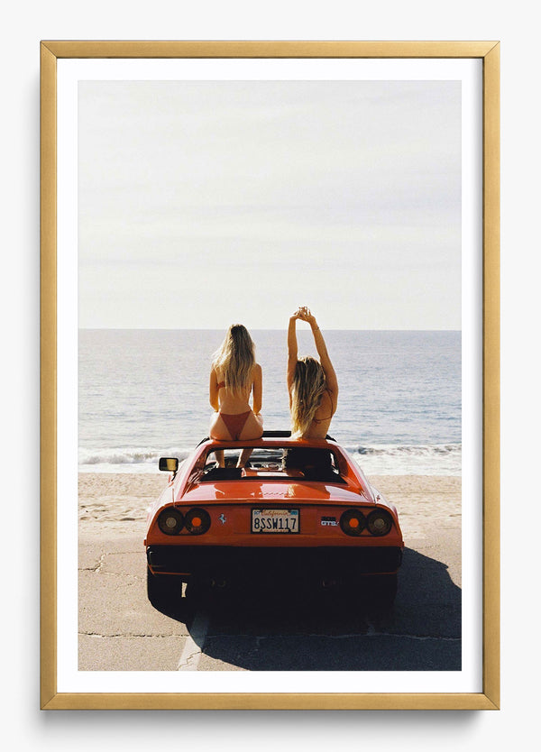 Top Of The World in a Gold frame