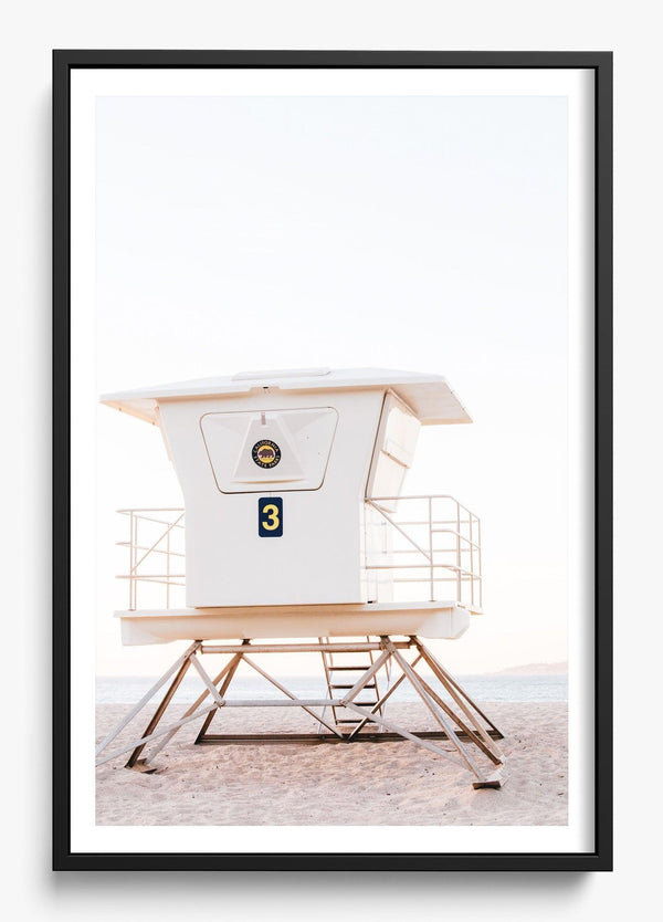 Tower Three II in a Black frame