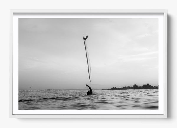 Up & Away in a White frame