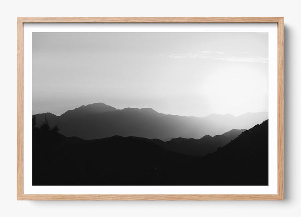 Valley View in a Hickory frame