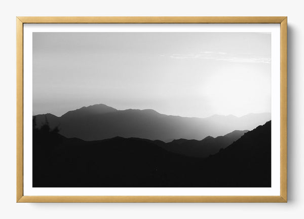 Valley View in a Gold frame