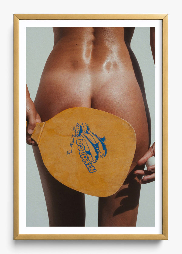 Your Serve in a Gold frame