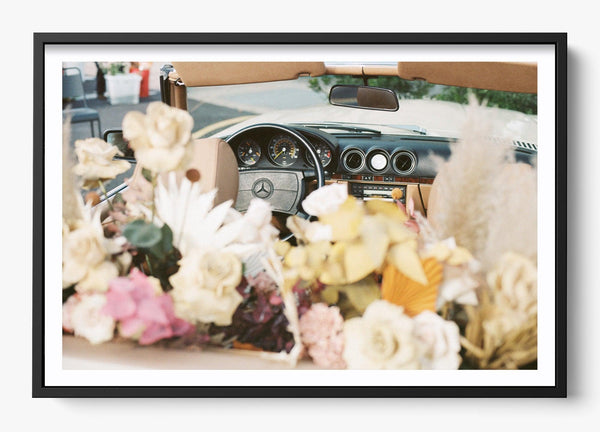 On Spring Break in a Black frame