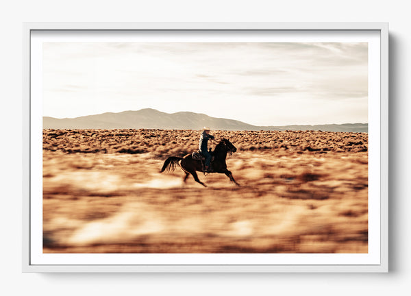 Hurry Home in a White frame