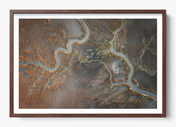 Nature's Course in a Heritage Walnut frame