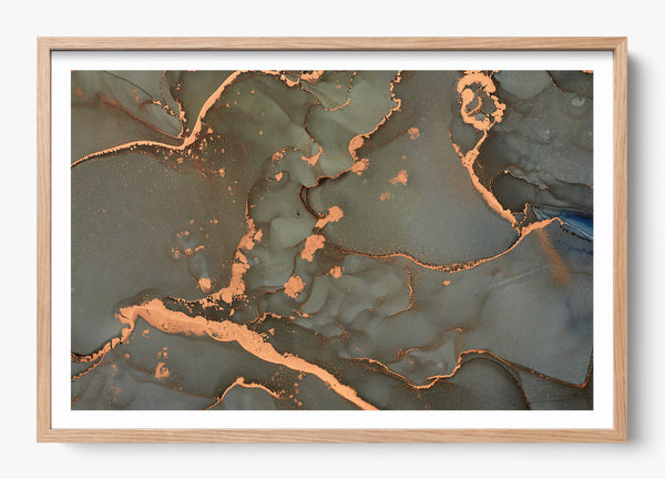 Copper Current in a Hickory frame