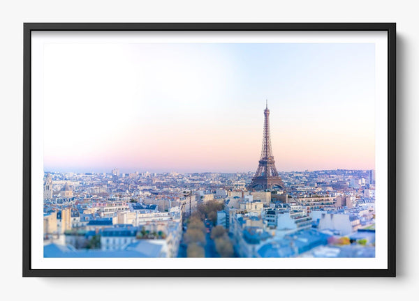 Morning Pariscapes in a Black frame