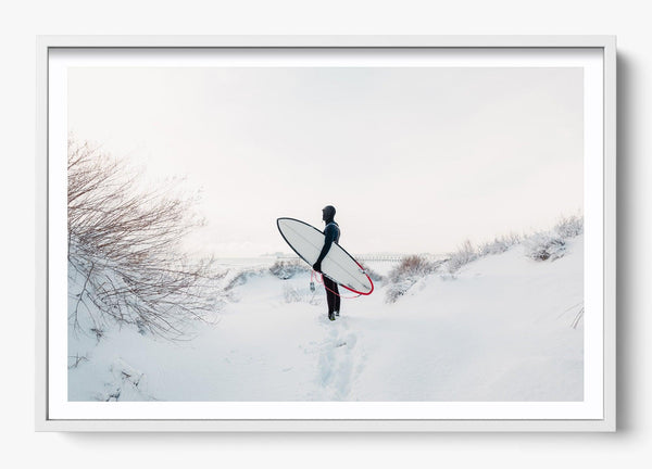 No Off Season in a White frame